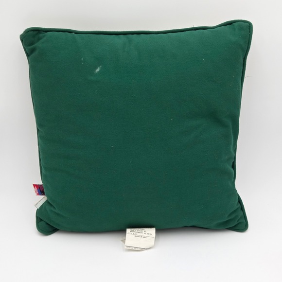 Riverdale Snowman Snow Buddies Christmas Tapestry Throw Pillow Made in USA - Picture 4 of 7